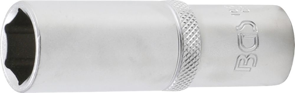 BGS Steckschlüssel Einsatz 17 mm Sechskant tief Antrieb Innenvierkant 12,5 mm Produktbild BGS Steckschlüssel Einsatz 17 mm Sechskant tief Antrieb Innenvierkant 12,5 mm