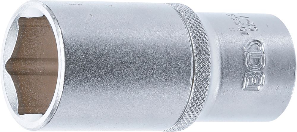 BGS Steckschlüssel Einsatz 26 mm Sechskant tief Antrieb Innenvierkant 12,5 mm Produktbild BGS Steckschlüssel Einsatz 26 mm Sechskant tief Antrieb Innenvierkant 12,5 mm