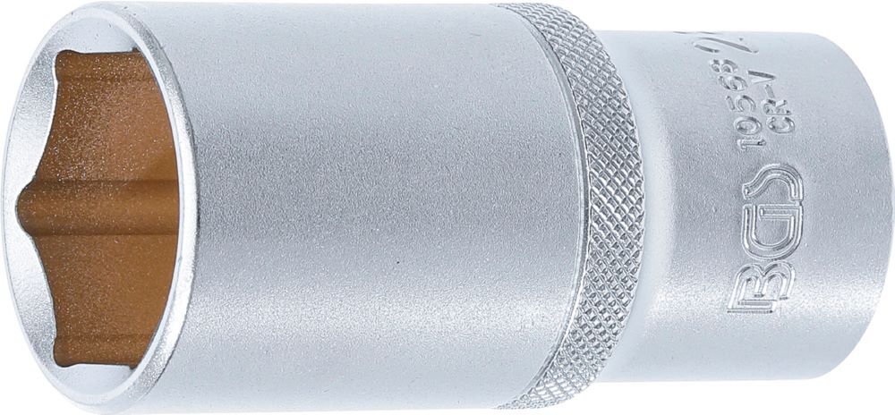 BGS Steckschlüssel Einsatz 28 mm Sechskant tief Antrieb Innenvierkant 12,5 mm Produktbild BGS Steckschlüssel Einsatz 28 mm Sechskant tief Antrieb Innenvierkant 12,5 mm