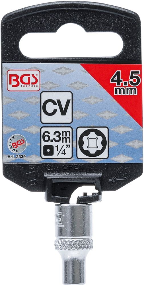 Produktbild Steckschlüssel Einsatz Super Lock Innenvierkant 1/4 Zoll 4,5 mm bild 3