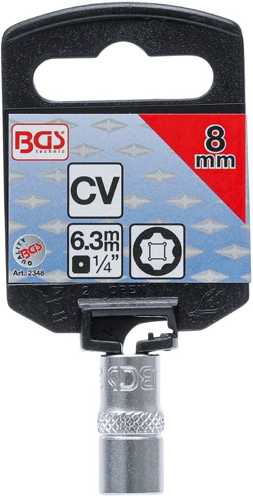 Produktbild Steckschlüssel Einsatz Super Lock Innenvierkant 1/4 Zoll 8,0 mm bild 3