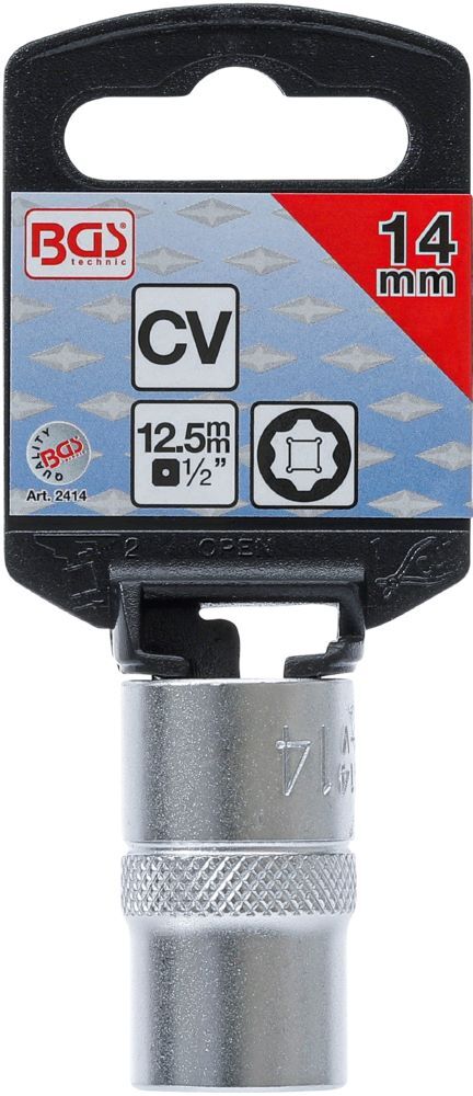 Produktbild Steckschlüssel Einsatz Super Lock Innenvierkant 1/2 Zoll 14 mm bild 3