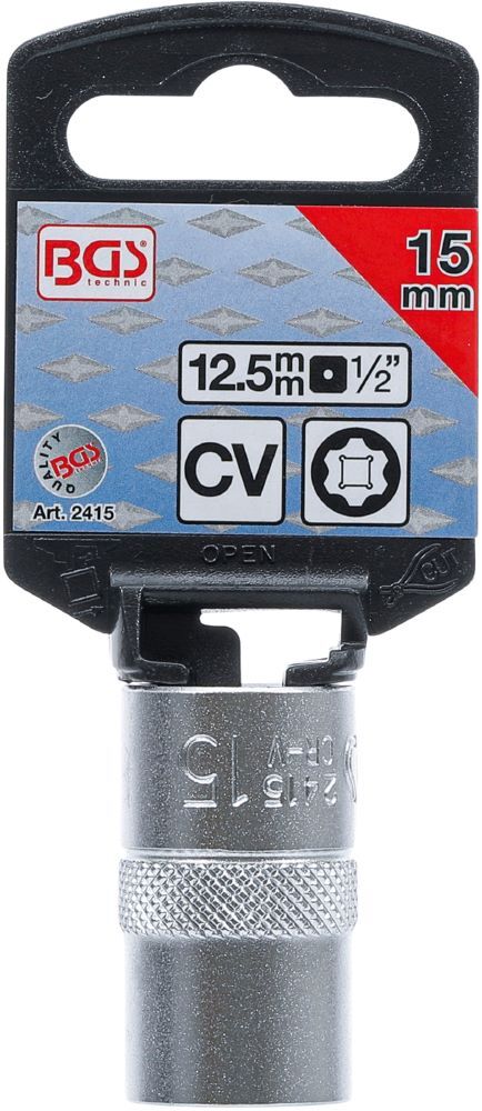 Produktbild Steckschlüssel Einsatz Super Lock Innenvierkant 1/2 Zoll 15 mm bild 3