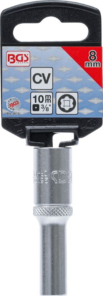 Produktbild Steckschlüssel Einsatz Super Lock tief Antrieb Innenvierkant 3/8 Zoll 8 mm bild 3