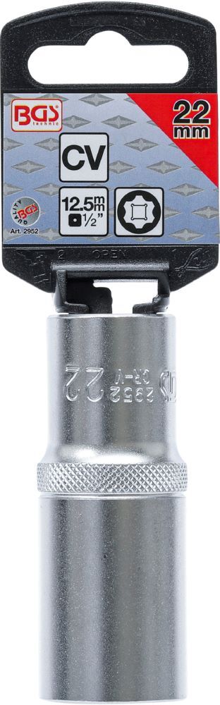 Produktbild Steckschlüssel Einsatz Super Lock tief Antrieb Innenvierkant 1/2 Zoll 22 mm bild 3