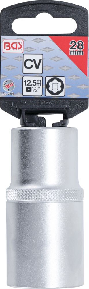 Produktbild Steckschlüssel Einsatz Super Lock tief Antrieb Innenvierkant 1/2 Zoll 28 mm bild 2