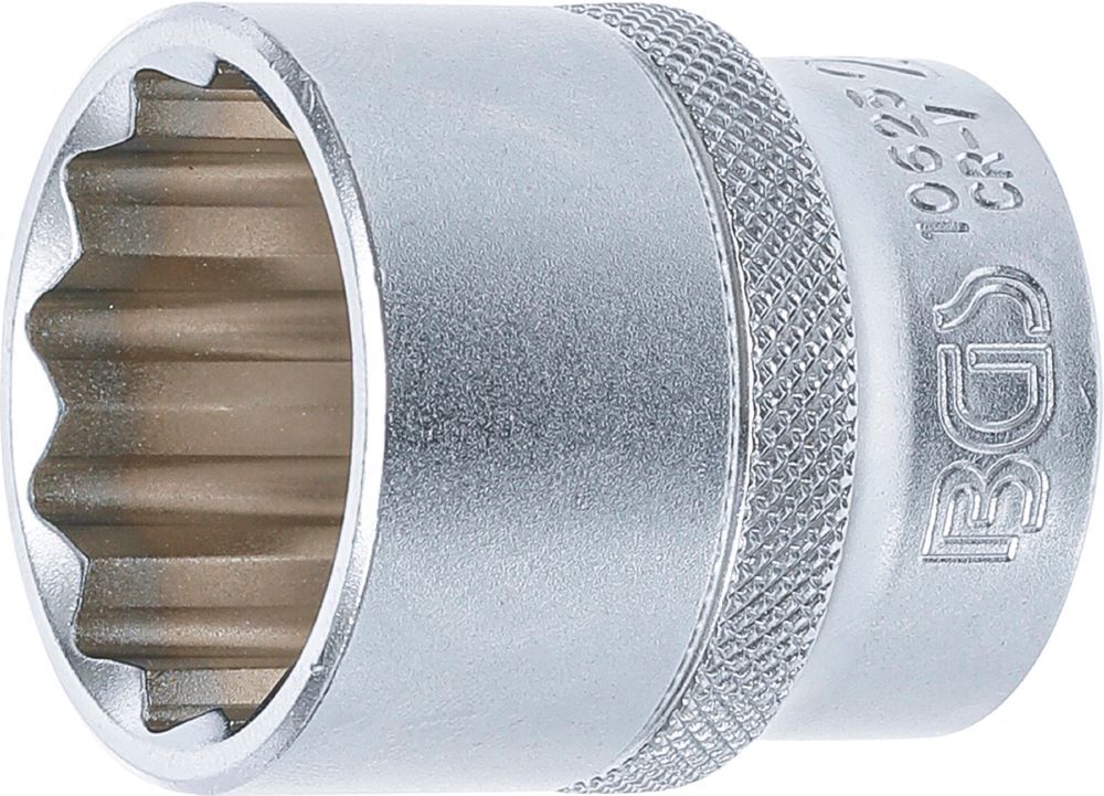 BGS Steckschlüssel Einsatz 28 mm Zwölfkant Antrieb Innenvierkant 12,5 mm 1/2 Zoll Produktbild BGS Steckschlüssel Einsatz 28 mm Zwölfkant Antrieb Innenvierkant 12,5 mm 1/2 Zoll