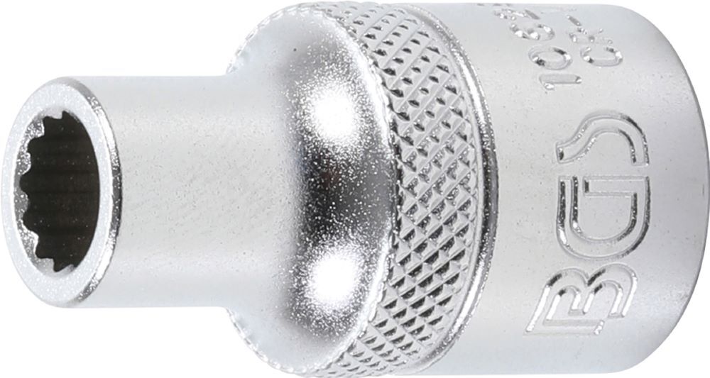 BGS Steckschlüssel Einsatz 8 mm Zwölfkant Antrieb Innenvierkant 12,5 mm 1/2 Zoll Produktbild BGS Steckschlüssel Einsatz 8 mm Zwölfkant Antrieb Innenvierkant 12,5 mm 1/2 Zoll