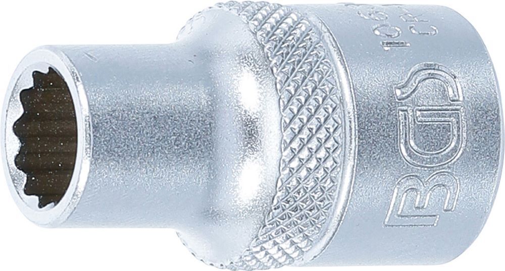 BGS Steckschlüssel Einsatz 10 mm Zwölfkant Antrieb Innenvierkant 12,5 mm 1/2 Zoll Produktbild BGS Steckschlüssel Einsatz 10 mm Zwölfkant Antrieb Innenvierkant 12,5 mm 1/2 Zoll