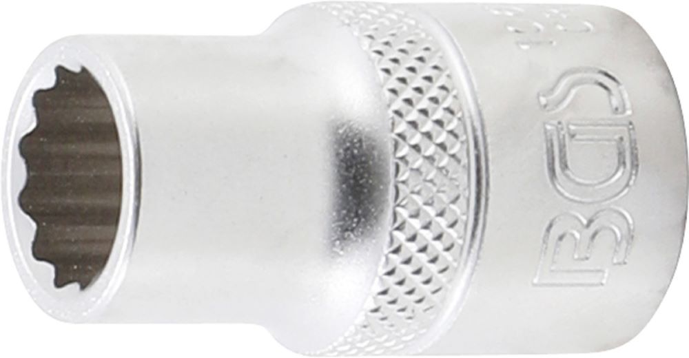 BGS Steckschlüssel Einsatz 12 mm Zwölfkant Antrieb Innenvierkant 12,5 mm 1/2 Zoll Produktbild BGS Steckschlüssel Einsatz 12 mm Zwölfkant Antrieb Innenvierkant 12,5 mm 1/2 Zoll