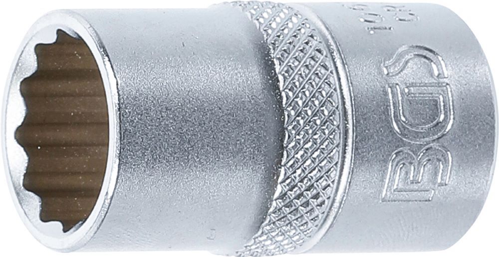 BGS Steckschlüssel Einsatz 15 mm Zwölfkant Antrieb Innenvierkant 12,5 mm 1/2 Zoll