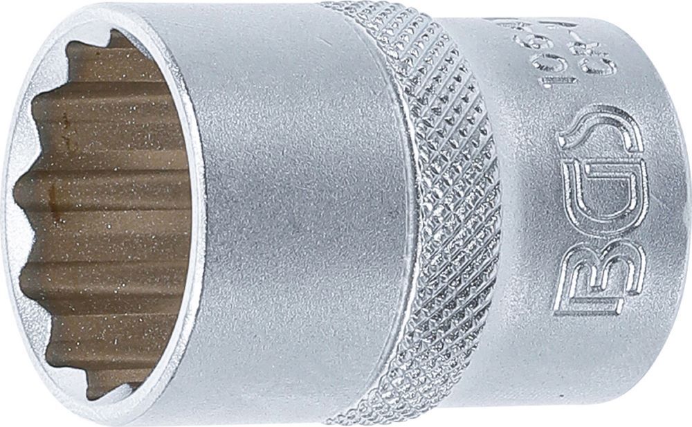 BGS Steckschlüssel Einsatz 21 mm Zwölfkant Antrieb Innenvierkant 12,5 mm 1/2 Zoll Produktbild BGS Steckschlüssel Einsatz 21 mm Zwölfkant Antrieb Innenvierkant 12,5 mm 1/2 Zoll