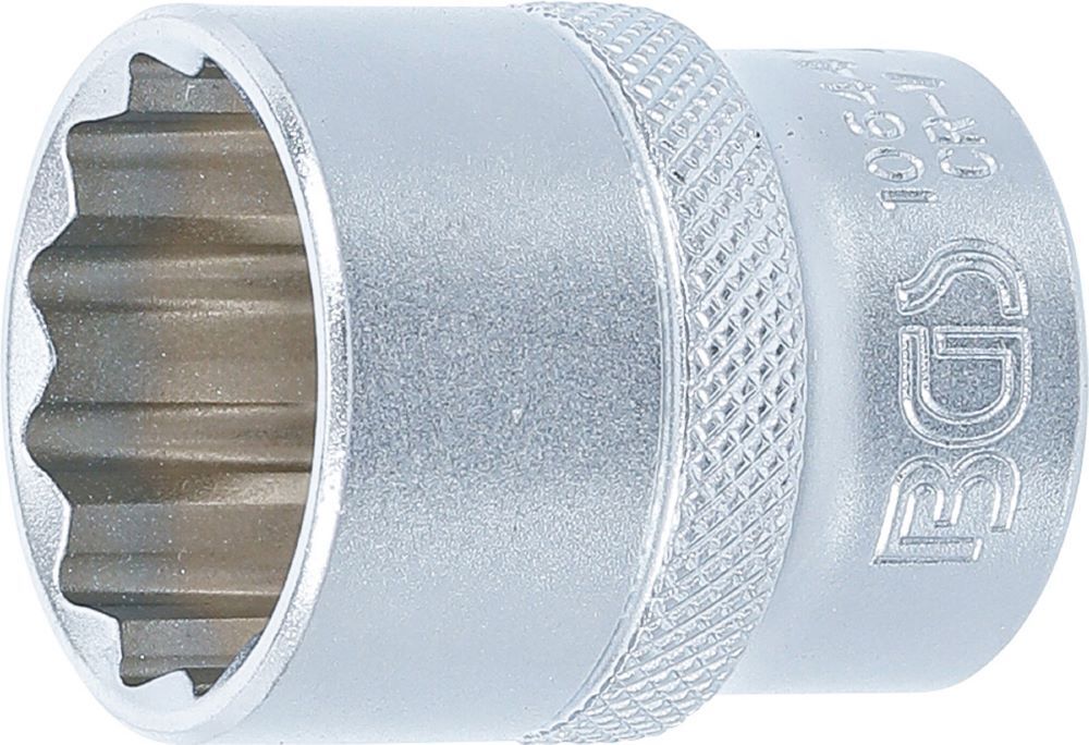 BGS Steckschlüssel Einsatz 24 mm Zwölfkant Antrieb Innenvierkant 12,5 mm 1/2 Zoll Produktbild BGS Steckschlüssel Einsatz 24 mm Zwölfkant Antrieb Innenvierkant 12,5 mm 1/2 Zoll