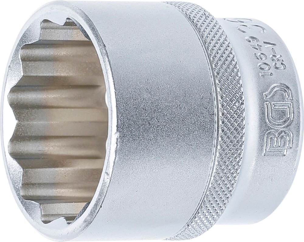 BGS Steckschlüssel Einsatz Zwölfkant Antrieb Innenvierkant 12,5 mm 1/2 Zoll 36 mm Produktbild BGS Steckschlüssel Einsatz Zwölfkant Antrieb Innenvierkant 12,5 mm 1/2 Zoll 36 mm