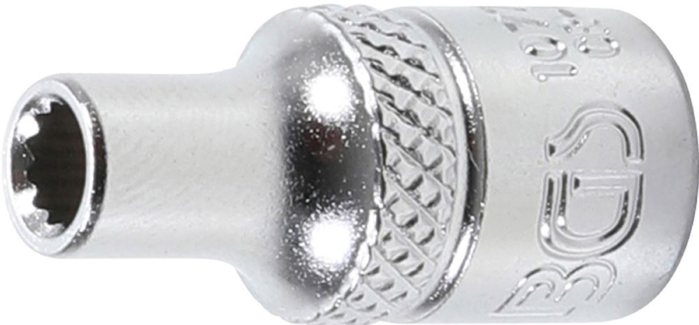 Produktbild BGS Steckschlüssel Einsatz Zwölfkant Antrieb Innenvierkant 1/4 Zoll 4,0 mm