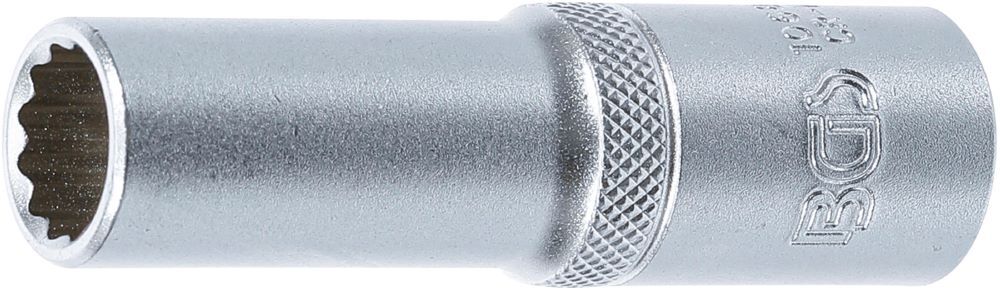 Produktbild BGS Steckschlüssel Einsatz Zwölfkant tief Innenvierkant 1/2 Zoll 13 mm