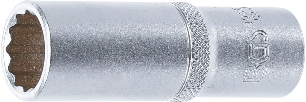 Produktbild BGS Steckschlüssel Einsatz Zwölfkant tief Innenvierkant 1/2 Zoll 18 mm