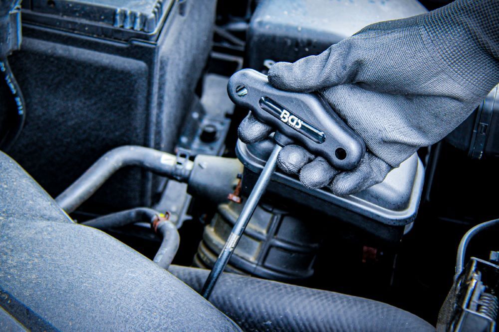 Produktbild Steckschlüssel mit T-Griff Sechskant Länge 430 mm 10 mm bild 2