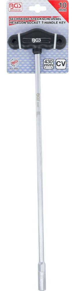 Produktbild Steckschlüssel mit T-Griff Sechskant Länge 430 mm 10 mm bild 5
