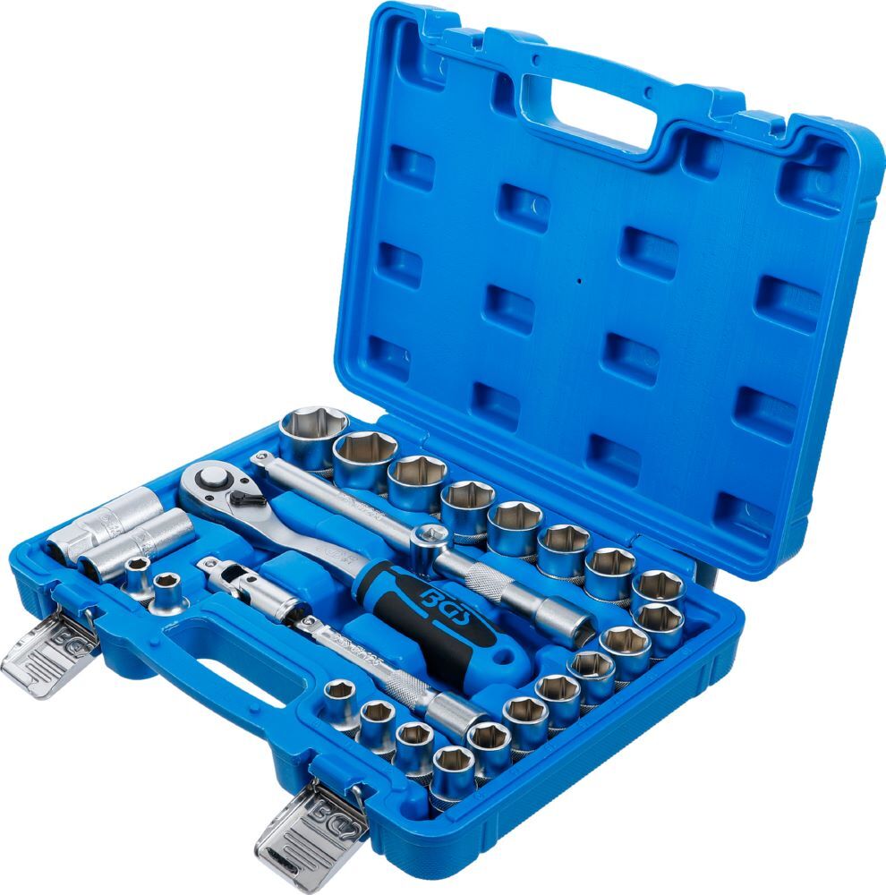 Produktbild Steckschlüssel Satz Antrieb 12,5 mm 1/2 Zoll 8 - 32 mm 27 teilig bild 3