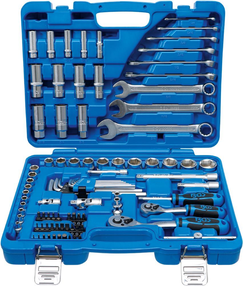 BGS Steckschlüssel Satz 92 teilig Sechskant Antrieb 6,3 mm / 10 mm Produktbild BGS Steckschlüssel Satz 92 teilig Sechskant Antrieb 6,3 mm / 10 mm