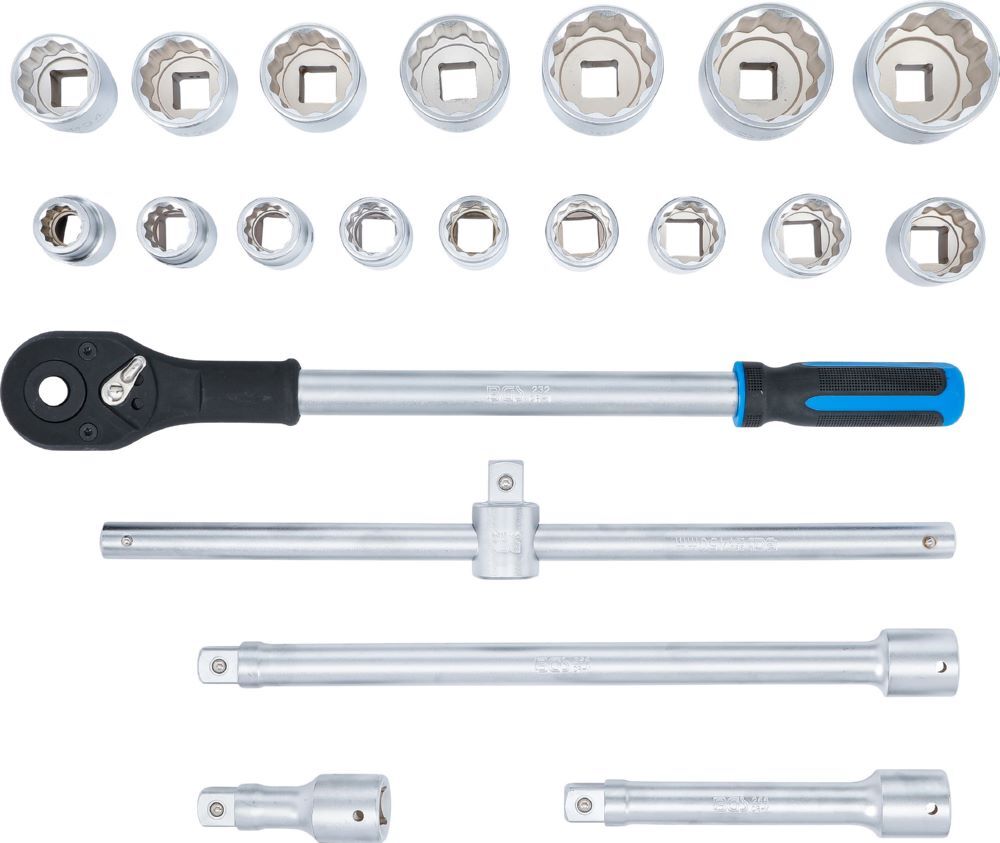 Produktbild Steckschlüssel Satz Zwölfkant Antrieb 3/4 Zoll 21 teilig bild 7