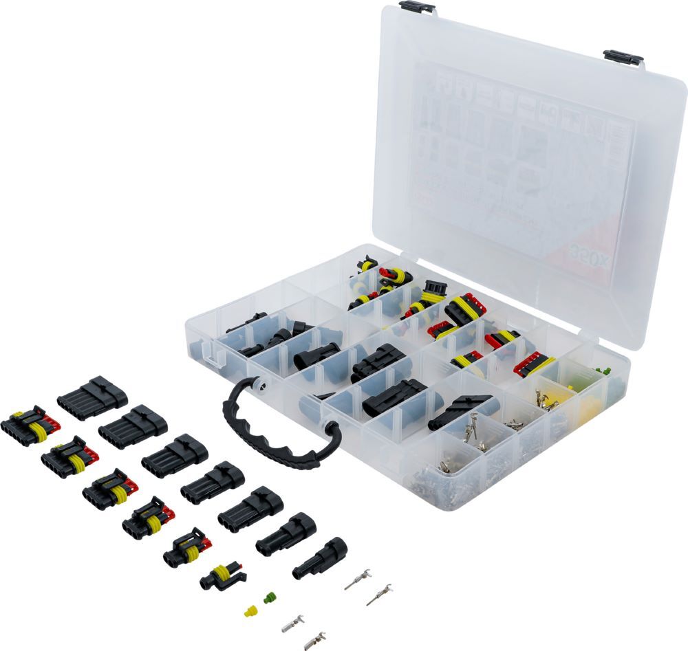 BGS Steckverbinder Sortiment 350 teilig Produktbild BGS Steckverbinder Sortiment 350 teilig