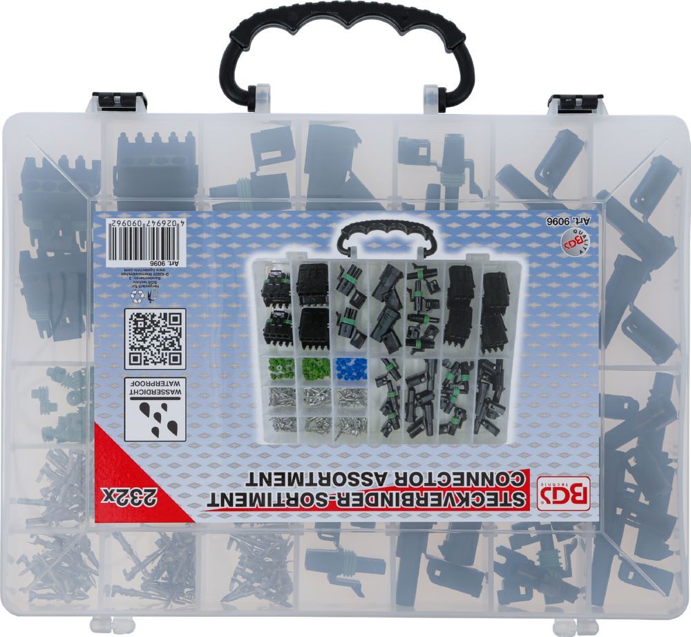 BGS Steckverbinder Sortiment wasserdicht 232 teilig Produktbild BGS Steckverbinder Sortiment wasserdicht 232 teilig bild 3