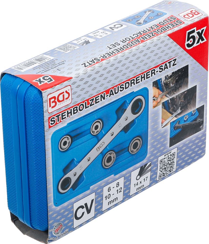 Produktbild Stehbolzen Ausdreher Satz 6 - 12 mm 5 teilig bild 10