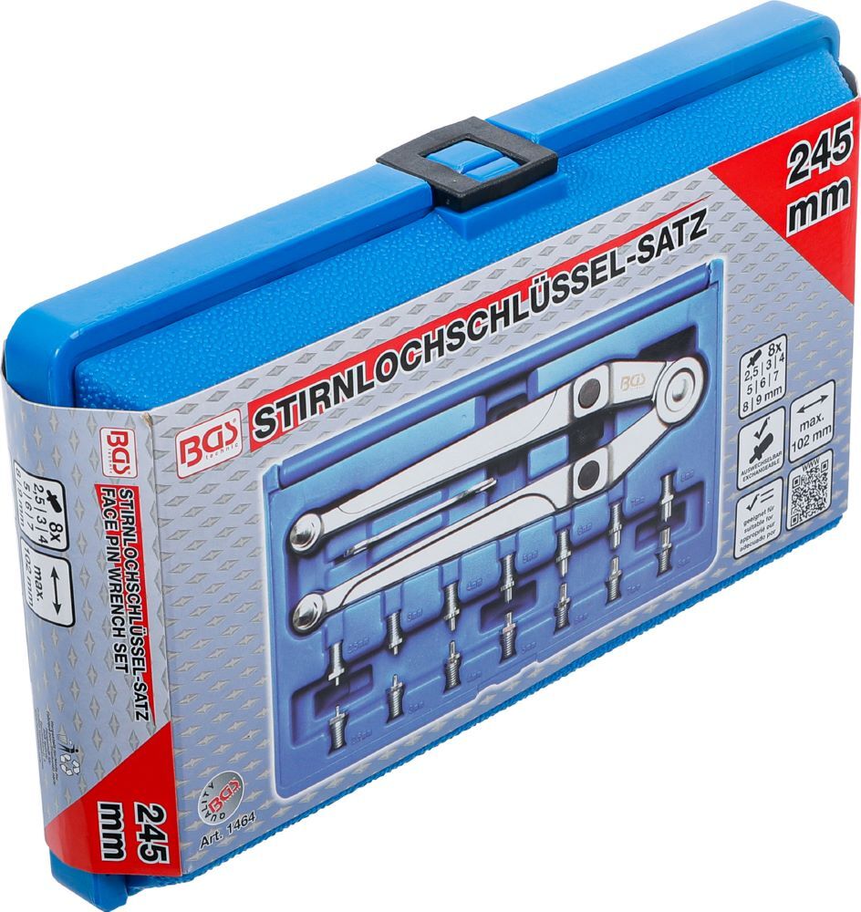 Produktbild Stirnlochschlüssel-Satz verstellbar Durchmesser 2,5 - 9 mm bild 6