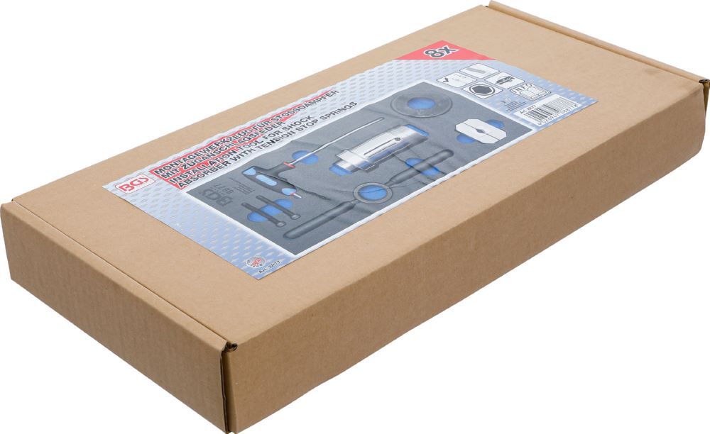 BGS Stoßdämpfer Werkzeug Satz für Stoßdämpfer mit Zuganschlagsfeder 8 teilig Produktbild BGS Stoßdämpfer Werkzeug Satz für Stoßdämpfer mit Zuganschlagsfeder 8 teilig bild 3