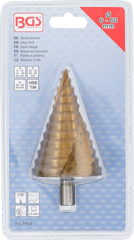 Produktbild Stufenbohrer titan-nitriert Durchmesser 6 - 60 mm bild 4
