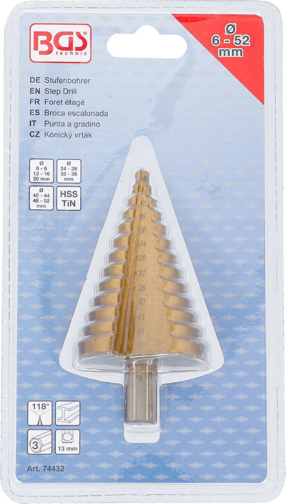 Produktbild Stufenbohrer titan-nitriert Durchmesser 6 - 52 mm bild 4