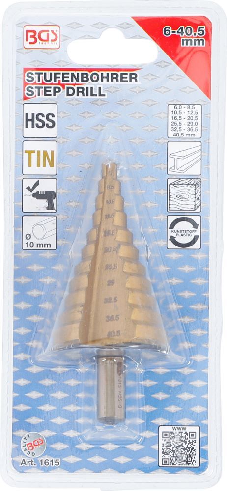 Produktbild Stufenbohrer titannitriert Durchmesser 6 - 40,5 mm bild 3