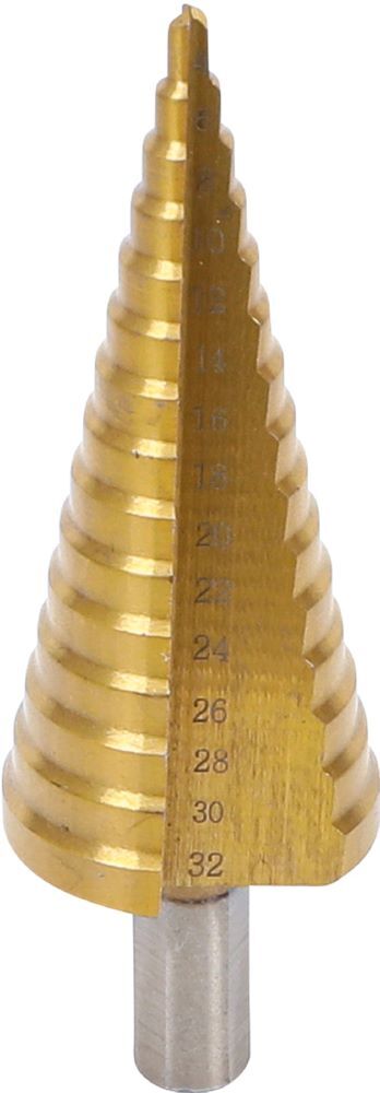 Produktbild BGS Stufenbohrer titannitriert Durchmesser 4 - 32 mm