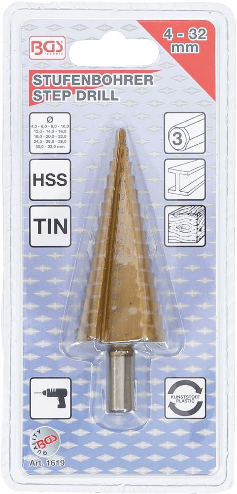 Produktbild Stufenbohrer titannitriert Durchmesser 4 - 32 mm bild 3
