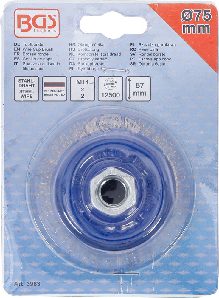 Produktbild Topfbürste Aufnahme M14 x 2,0 Durchmesser 75 x 57 mm bild 5