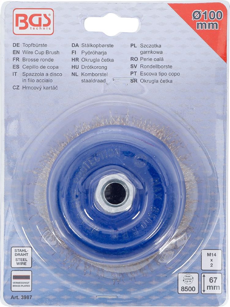 Produktbild Topfbürste Aufnahme M14 x 2,0 Durchmesser 100 x 67 mm bild 5