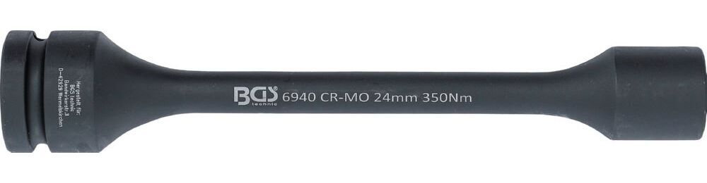 Produktbild Torsions Kraft Steckschlüssel Einsatz Sechskant Antrieb vierkant 1 Zoll 24 mm bild 3