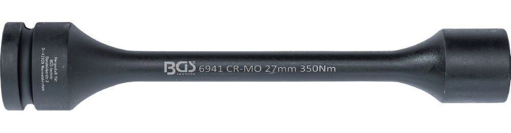 Produktbild Torsions Kraft Steckschlüssel Einsatz Sechskant Antrieb vierkant 1 Zoll 27 mm bild 3