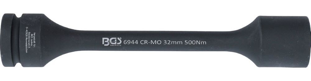 Produktbild Torsions Kraft Steckschlüssel Sechskant Antrieb vierkant 1 Zoll 32 mm 500 Nm bild 3