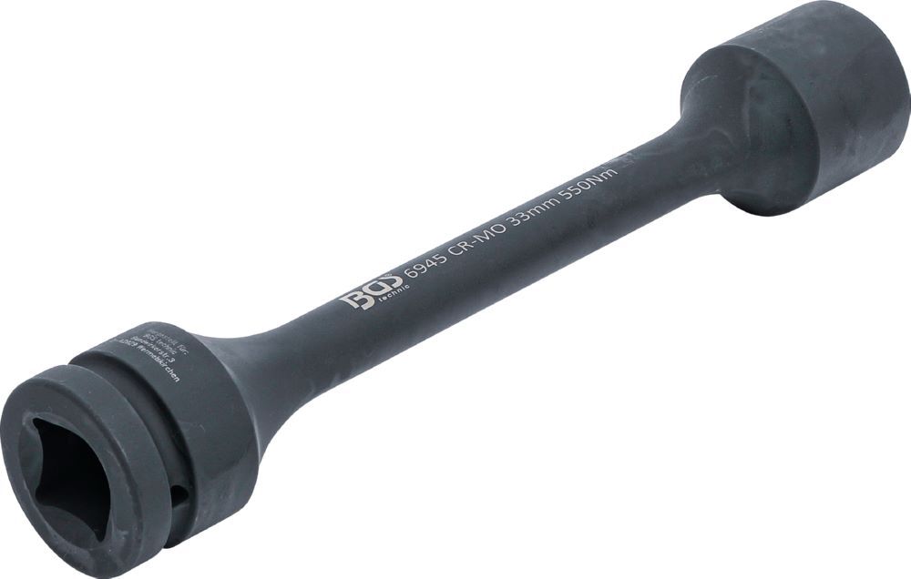 Produktbild Torsions Kraft Steckschlüssel Sechskant Antrieb vierkant 1 Zoll 33 mm 550 Nm bild 2