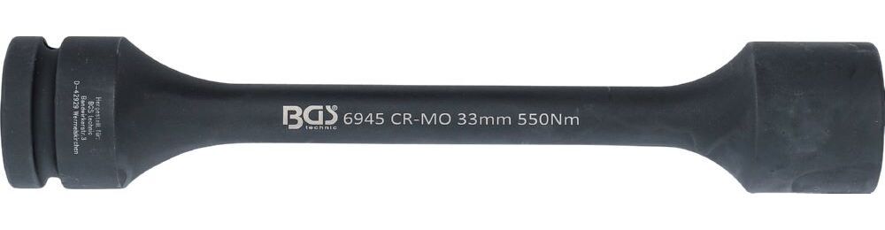 Produktbild Torsions Kraft Steckschlüssel Sechskant Antrieb vierkant 1 Zoll 33 mm 550 Nm bild 3