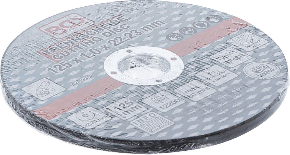 Produktbild Trennscheiben für Edelstahl Durchmesser 125 x 1,0 x 22,2 mm 5 teilig bild 4