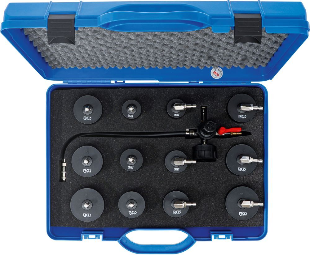 BGS Turbolader Ladeluft System Prüfkoffer Satz 13 teilig Produktbild BGS Turbolader Ladeluft System Prüfkoffer Satz 13 teilig