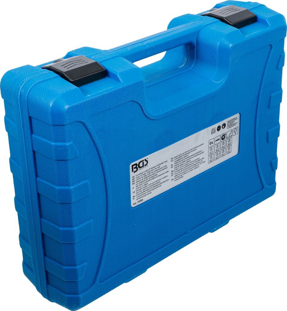 BGS Turbolader Ladeluft System Prüfkoffer Satz 9 teilig Produktbild BGS Turbolader Ladeluft System Prüfkoffer Satz 9 teilig bild 4