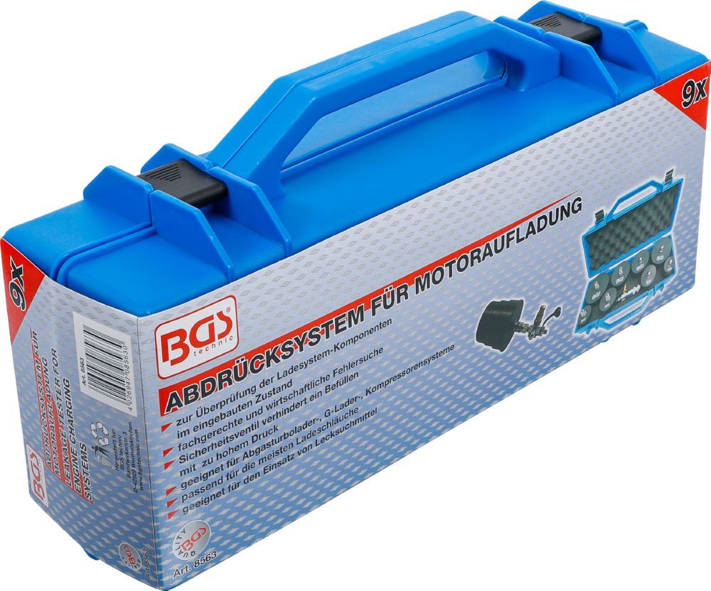 BGS Turbolader Ladeluft System Prüfkoffer Satz 9 teilig Produktbild BGS Turbolader Ladeluft System Prüfkoffer Satz 9 teilig bild 6