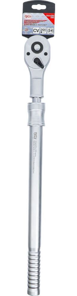 Produktbild Umschaltknarre ausziehbar Abtrieb Außenvierkant 20 mm 3/4 Zoll 600 - 985 mm bild 6