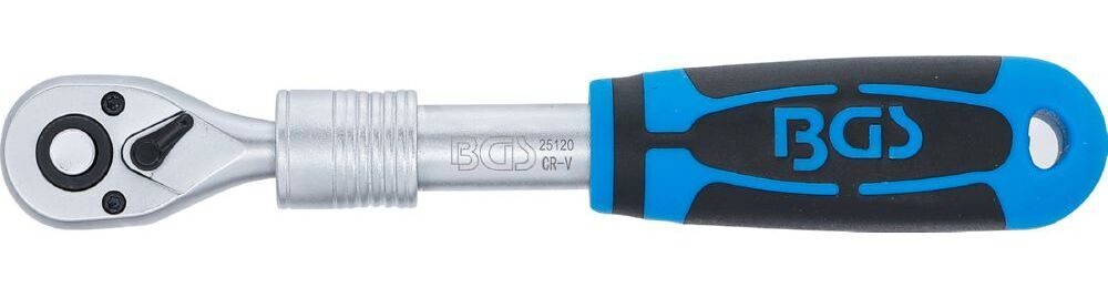 Produktbild Umschaltknarre ausziehbar Abtrieb Außenvierkant 6,3 mm 1/4 Zoll 190 - 225 mm bild 2