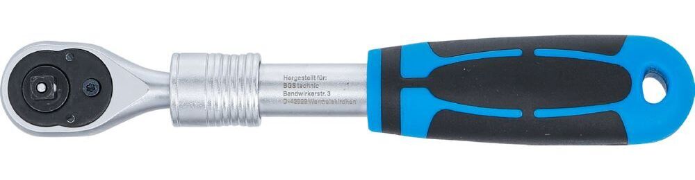 Produktbild Umschaltknarre ausziehbar Abtrieb Außenvierkant 6,3 mm 1/4 Zoll 190 - 225 mm bild 5